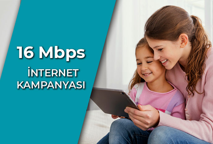 Limitsiz 16 Mbps Adsl Vdsl İnternet